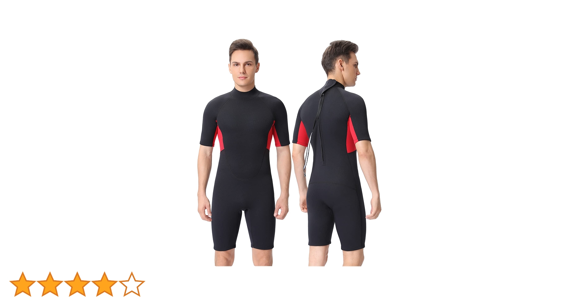 FLEXEL Shorty Wetsuit for Men and Women, 2mm 3mm Neoprene